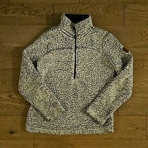 Free Country fleece zip neck pullover S